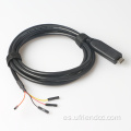Cable de consola USB-C Tipo-C a cable serrial RJ45